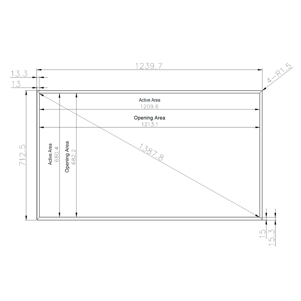 55" 4K Digital Signage Display