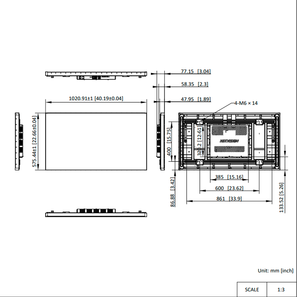 46" Videowall Display